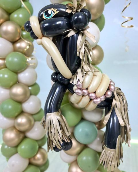 Шары с лошадками для девочки