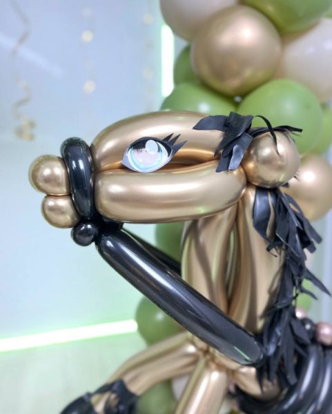 Шары с лошадками для девочки