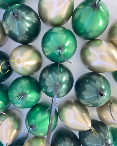 Изумрудный набор шаров