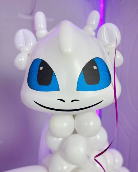 Шары с драконами для девочки