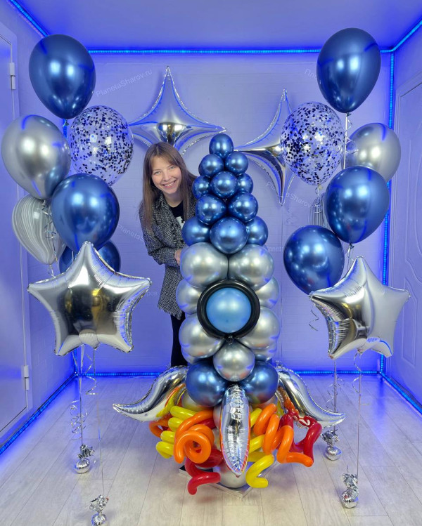 Ракета из воздушных шаров