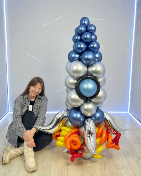 Ракета из воздушных шаров