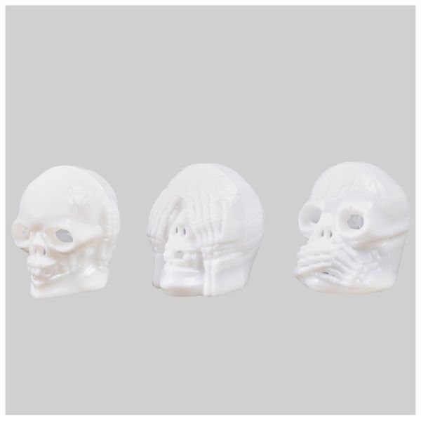 Череп светодиод HWN белый/G