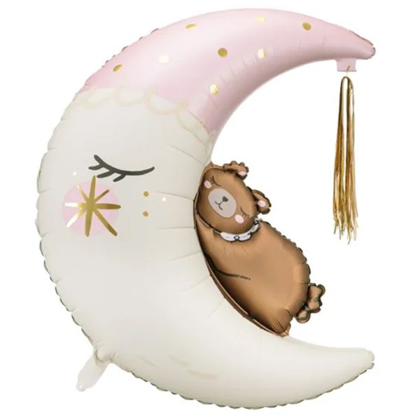  Мишка на луне Pink