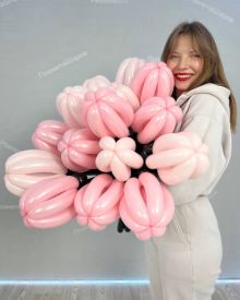 Стильный букет тюльпанов
