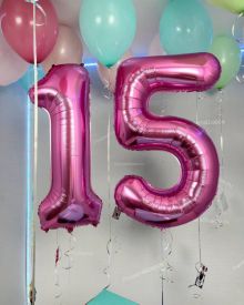 Воздушные шары на 15 лет