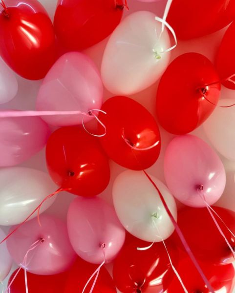 Шары сердца ассорти