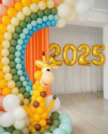 Оформление с лесными животными