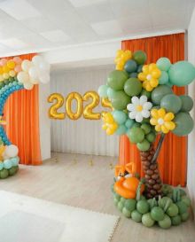 Оформление с лесными животными