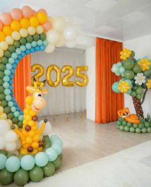 Оформление с лесными животными