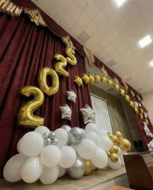 Оформление звездный выпускной