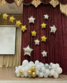 Оформление звездный выпускной