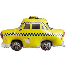  Такси машина желтая