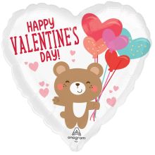 А 18" HVD Мишка с шарами S40