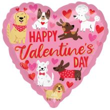 А 18" HVD Собаки с сердцами S40