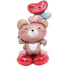 А ФИГУРА/P55 AIR LOVE YOU Мишка с шарами