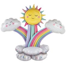  Солнце Облака нежные