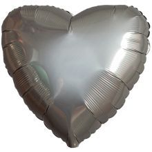 Ф Б/РИС 18" СЕРДЦЕ Moonlight Silver