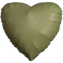 Ф Б/РИС 18" СЕРДЦЕ Olive Green