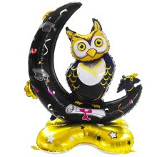  Сова Выпускник черная