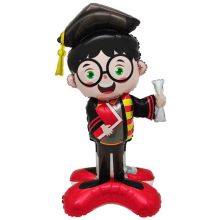  Мальчик Выпускник в очках