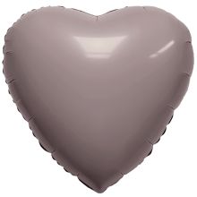 Р Б/РИС СЕРДЦЕ 18" Мокко