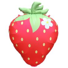  Клубника красная сатин