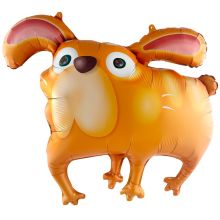  Собака ушастая рыжая