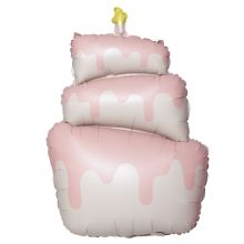  Торт розовый сатин