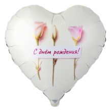 К 18" РУС ДР Розы нежные