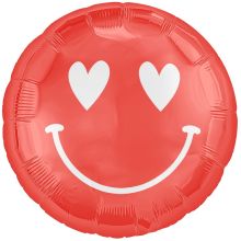 Р 18" Смайл с сердечками