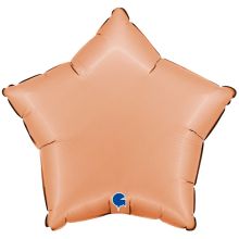 Г Б/РИС ЗВЕЗДА 18" Сатин Peach