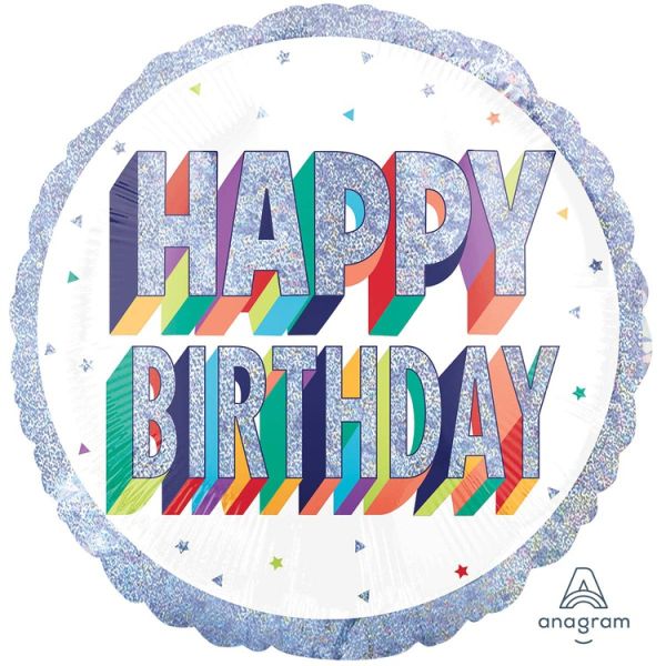 А 18" HB Надпись ретро голография S55