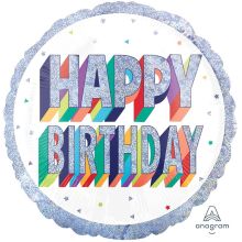 А 18" HB Надпись ретро голография S55