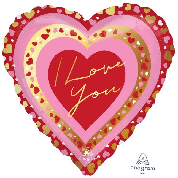 А 18" ILY Сердца S40