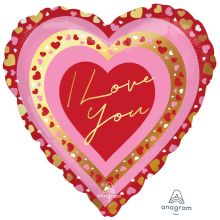 А 18" ILY Сердца S40