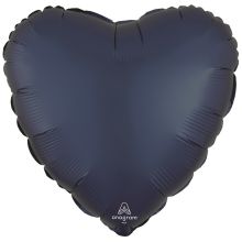 А Б/РИС СЕРДЦЕ 18" Сатин True Navy