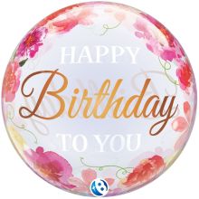 T BUBBLE 22" HB Пионы Цветы розовые