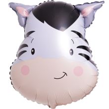  Зебра акварель