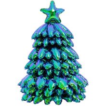  Елка зеленая перламутр DIY