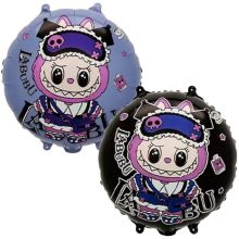 К 18" Монстрики зубастые плюшевые фиолет