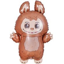  Эльф плюшевая кукла коричневая