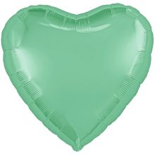 Р Б/РИС СЕРДЦЕ 18" Шалфей Бохо