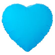 К Б/РИС СЕРДЦЕ 18" Неон Blue