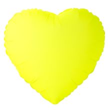К Б/РИС СЕРДЦЕ 18" Неон Yellow
