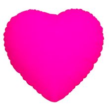 К Б/РИС СЕРДЦЕ 18" Неон Fuchsia