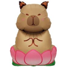  Капибара в лотосе