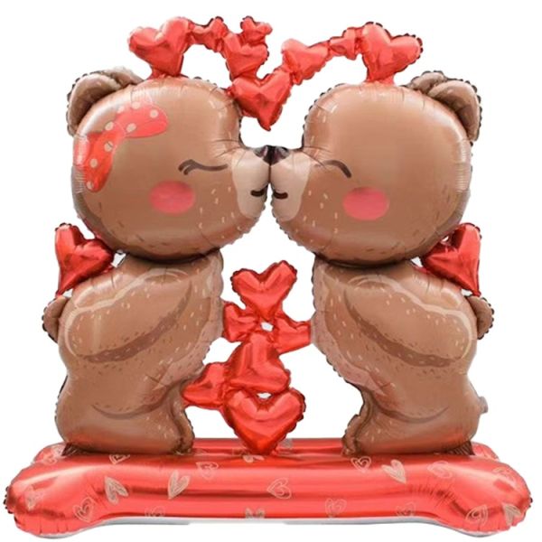  Мишки целующиеся