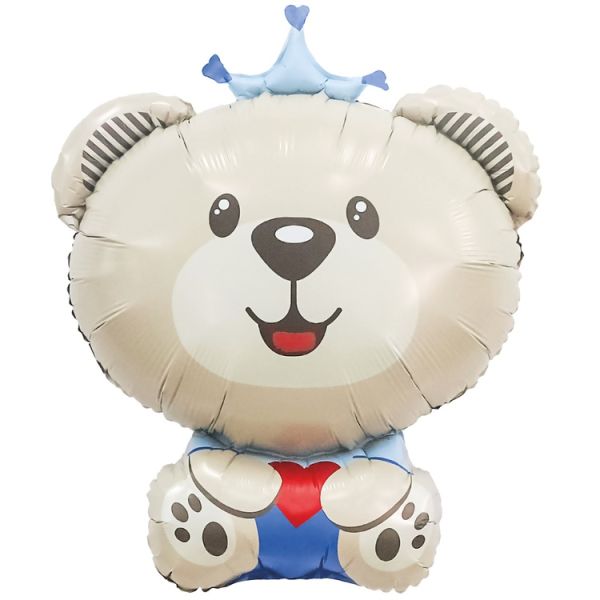  Мишка принц с сердечком