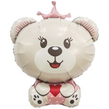  Медведица принцесса с сердечком